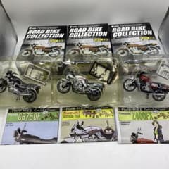 F-toys ロードバイクコレクション3台セットCB750,カタナ,Z400FX