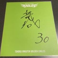 楽天イーグルス 平良 直筆サイン色紙 - メルカリ