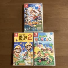 あつまれどうぶつの森 スーパーマリオメーカー2 実況パワフルプロ野球