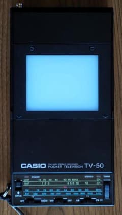 CASIO カシオ ポケットテレビ TV-50 - メルカリ