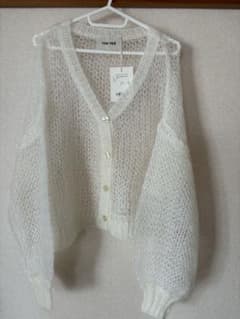 いくこ様専用 THE TOE モヘアカーディガン S ホワイト 未使用品 - メルカリ