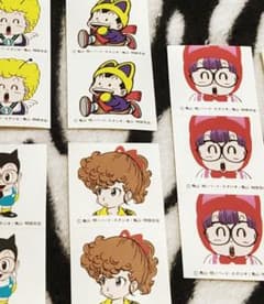 激レア!入手困難!! 鳥山明 保存会 シール Dr.スランプ アラレちゃん d