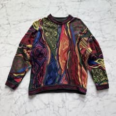 COOGI 3Dニット セーター 白タグ コットン100% オーストラリア製