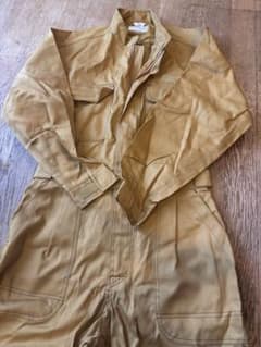 TOYOTA TECNO ベージュオーバーオール つなぎ メカニック - メルカリ