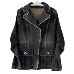 00s y2k 変形 ギミック デニムジャケット グランジ モード 個性派