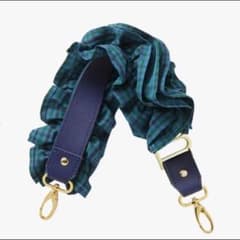 familiar Bibiy ビビィ ファミリア ハンドストラップ ショート 青