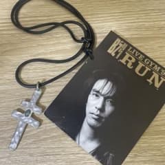 ダブルクロスペンダント B'z RUN 1993 松本孝弘 チョーカー - メルカリ