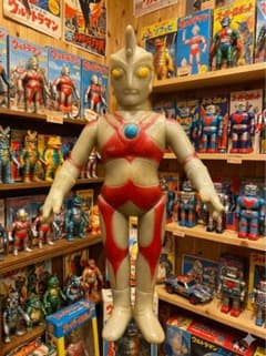 激レア】当時物 マルサン ウルトラマンエース ミドルソフビ 14cm 希少