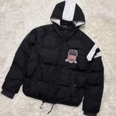 AVIREX アヴィレックス ダウンジャケット 中綿 アーチロゴ 刺繍