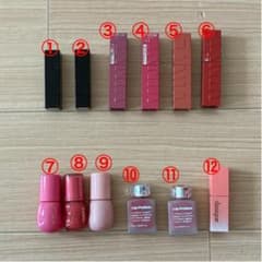 リップ12本セット 【メイベリン、fwee、dasique、KATE】 - メルカリ