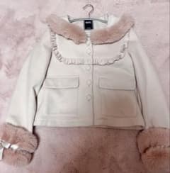 mars さきまるちゃんコラボ レースアップセーラー襟ショートコート