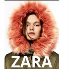 幻の逸品 海外モデル着用 XL ピンクファー ザラ モッズコート N-3B