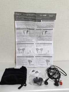 Roland CS-10EM バイノーラルマイクロホン イヤホン 取扱説明書付き