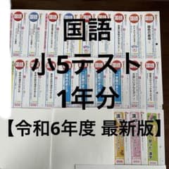 最新版】小学5年 国語 カラーテスト 令和6年度 1年分 - メルカリ