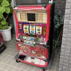 パーマン2号様スロット台 鍵あり 吉宗 初代 姫パネル コイン不要機