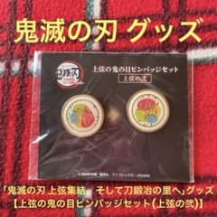 鬼滅の刃グッズ「上弦の鬼の目ピンバッジセット(上弦の弐)」童磨未開封