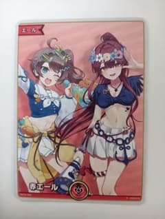 ホロカ ホロライブカード 赤エール P プロモ 夏色まつり 宝鐘マリン