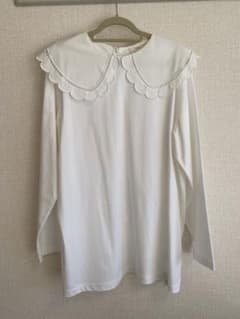 yori ヨリ スカラップカラーロンTee - メルカリ