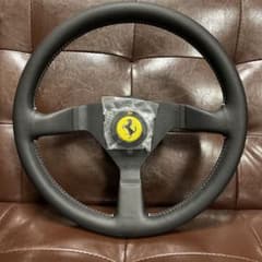 最終価格☆希少フェラーリ328 純正ステアリングホーンボタン付き 未