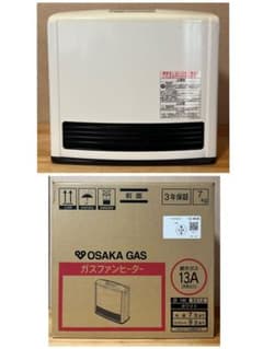 a499/美品 大阪ガス リンナイ ガスファンヒーター - メルカリ