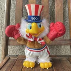 希少品！80's イーグルサム ロサンゼルス五輪マスコット人形