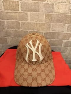 GUCCI ニューヨーク・ヤンキースキャップ コラボ - メルカリ