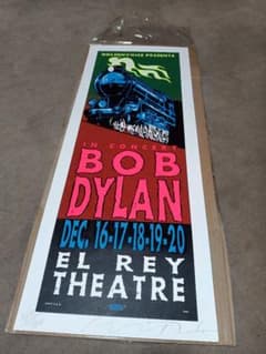 bob dylan concert poster 1997 taz - メルカリ