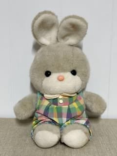 希少！当時物 吉徳 旧タグ うさぎ ぬいぐるみ 昭和レトロ レア！兎