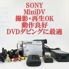 ソニーDCR-TRV900動作良好 MiniDVビデオカメラDVDダビングに最適