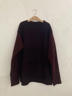 MARNI マルニ カシミヤ混 ニット セーター ボルドー スリット - メルカリ