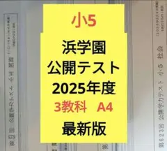 2026年最新】浜学園公開テスト小5の人気アイテム - メルカリ