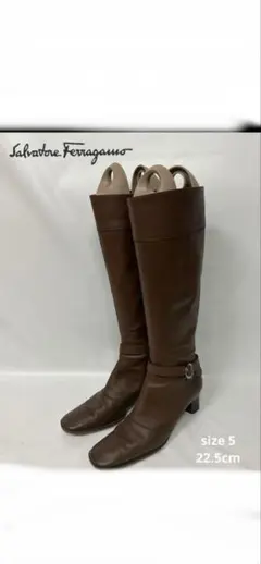 2026年最新】Salvatore Ferragamo カラー：ブラウン系 ロングブーツの