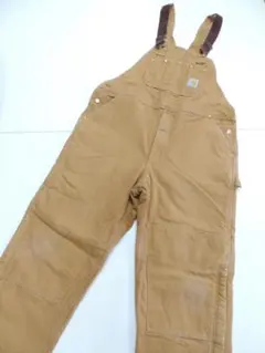 00s カーハート ダブルニー ダック地 オーバーオール W36 メキシコ製