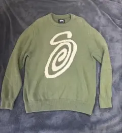2026年最新】stussy curly s sweater greenの人気アイテム - メルカリ