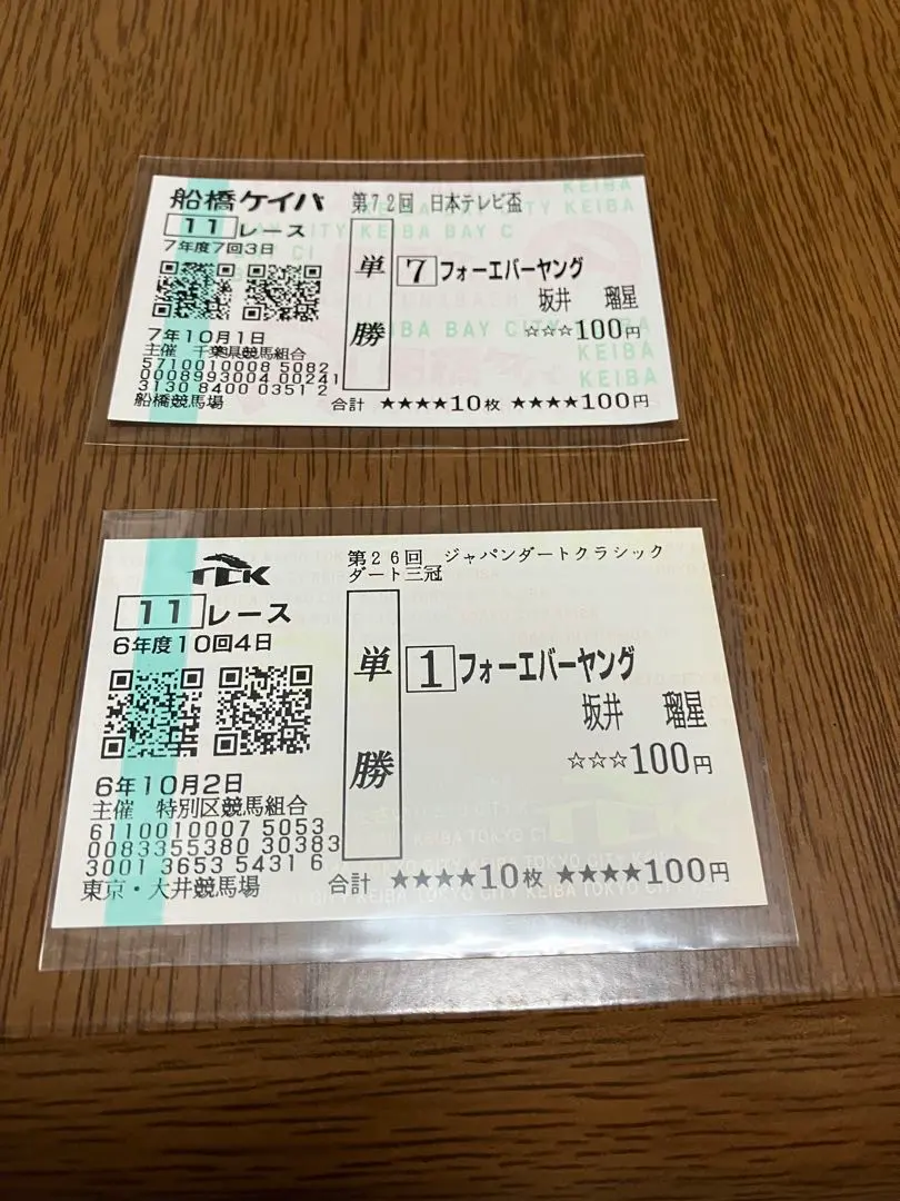 2026年最新】フォーエバーヤング 馬券の人気アイテム - メルカリ