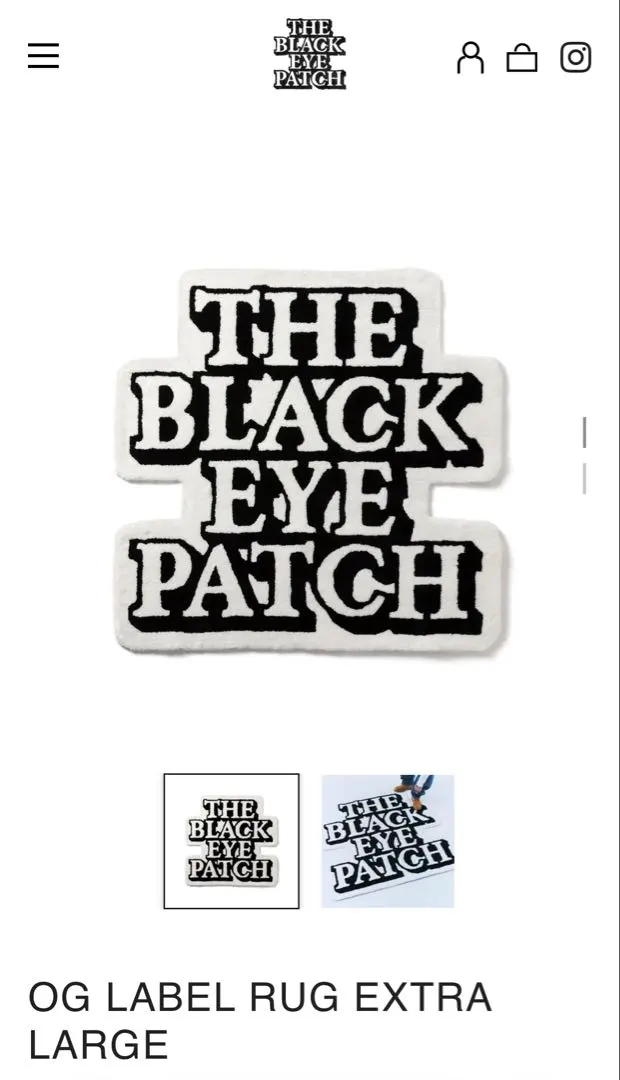 2026年最新】ブラックアイパッチ ラグマットの人気アイテム - メルカリ