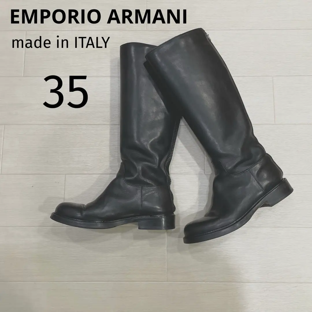 2026年最新】EMPORIO ARMANI ロングブーツの人気アイテム - メルカリ