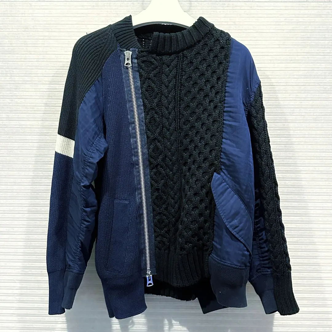 2026年最新】sacai ライダース ニットの人気アイテム - メルカリ
