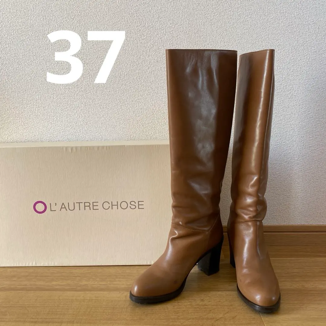 2025年最新】L'AUTRE CHOSE 素材：本革 ロングブーツの人気アイテム