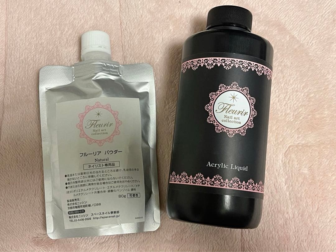 フルーリア Fleurir アクリルリキッド 500ml パウダー セット売り フルーリア Fleurir アクリルリキッド 500ml パウダー セット売り TAT