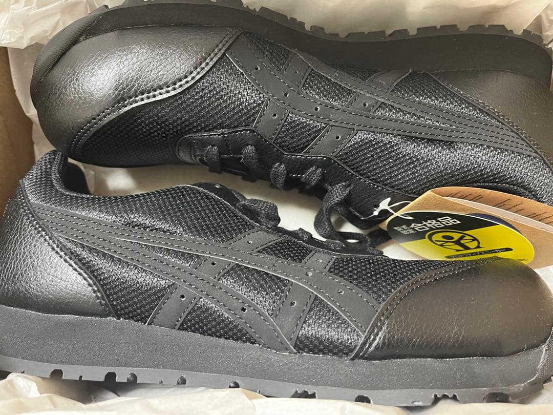 アシックス ウィンジョブ WIN JOB CP201 安全靴 黒 26.0cm