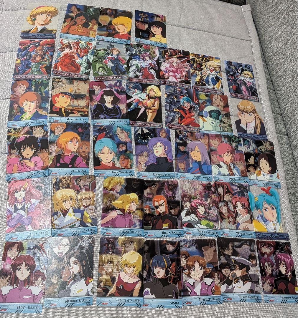 ガンダムカード260枚と COSMIC ERA FILE ラクス ハマーンセイラ - メルカリ