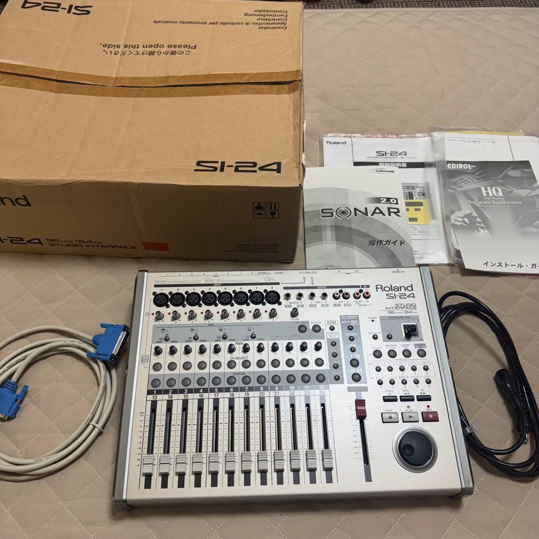 Roland SI-24 スタジオインターフェース 箱付 通電のみ確認済み Roland SI-24 スタジオインターフェース 箱付 通電のみ確認済み｜Yahoo