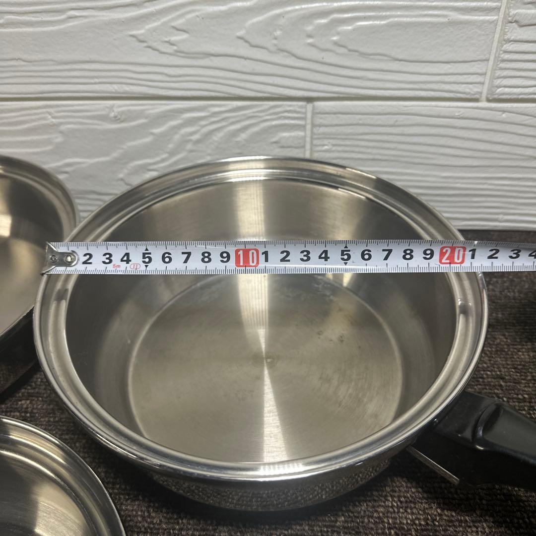 0773 さん専用】INKOR 鍋セット IH非対応 着脱鍋セット レイクメイト角形4