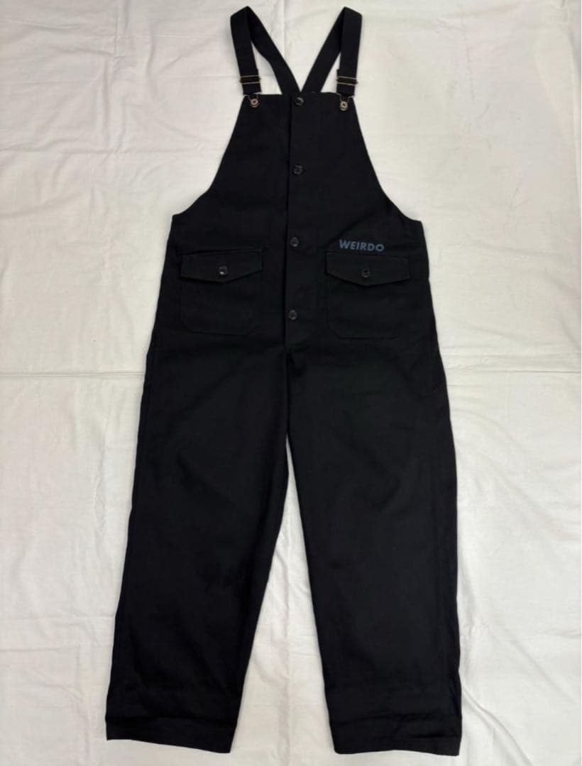 美品❗️WEIRDOウィアード オーバーオール　xl 中古・古着通販】WEIRDO (ウィアード) オーバーオール ブラック サイズ