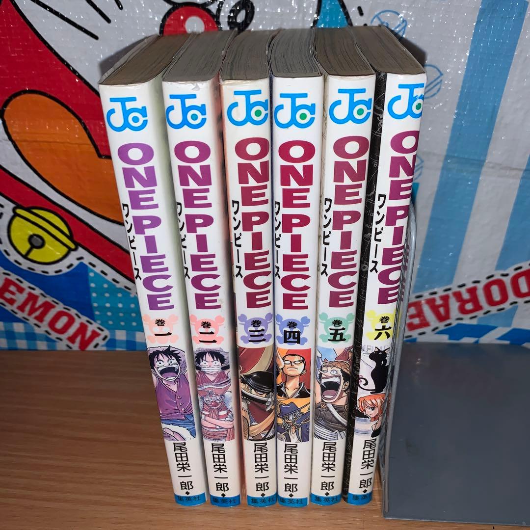 ONE PIECE ワンピース　初版6冊　1〜6巻セット ONE PIECE 全巻セット（1-113巻 最新刊） | 八文字屋OnlineStore
