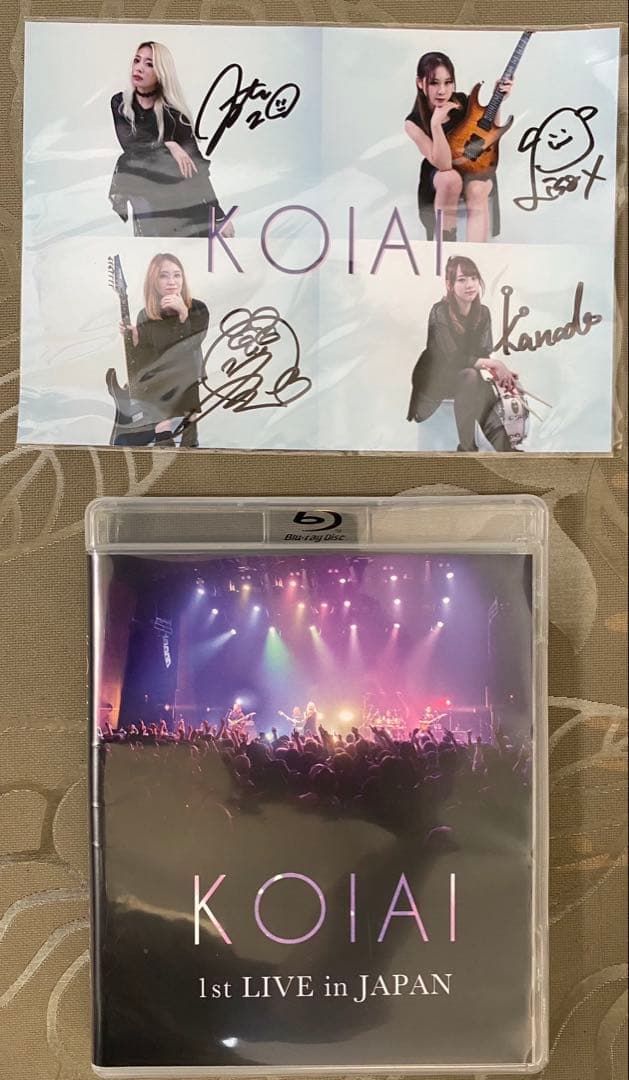 限定サイン入り写真付KOIAI 1st LIVE in JAPAN - メルカリ