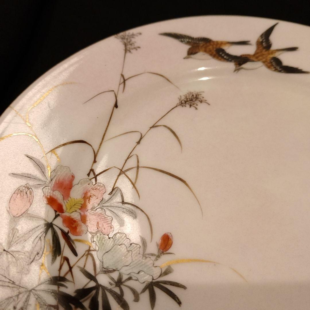 明治期 横浜焼 井村彦次郎 スズメ 皿 骨董 里帰り 輸出品 - メルカリ