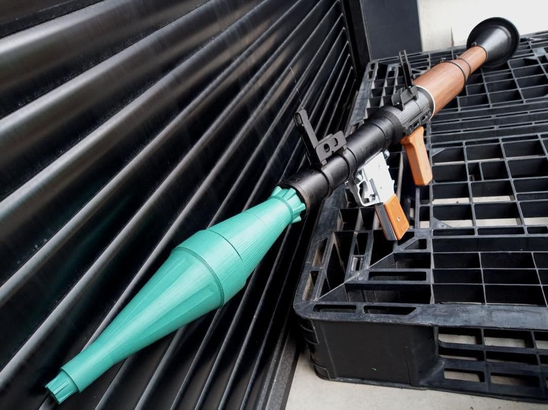 フルスクラッチ RPG-7 ロケットランチャー 3Dプリンター 成形 Ｉ フルスクラッチ RPG-7 ロケットランチャー 3Dプリンター 成形 M フル