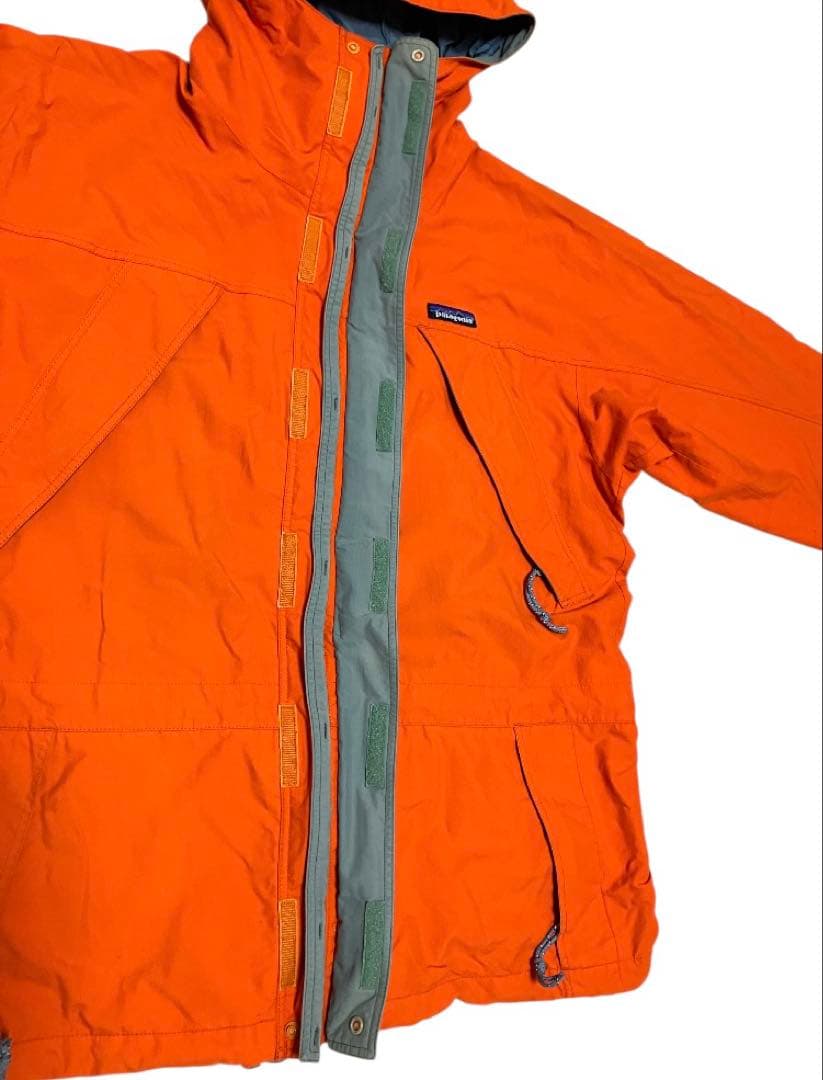 専用 98年製 パタゴニア ストームジャケット マンゴーオレンジ S